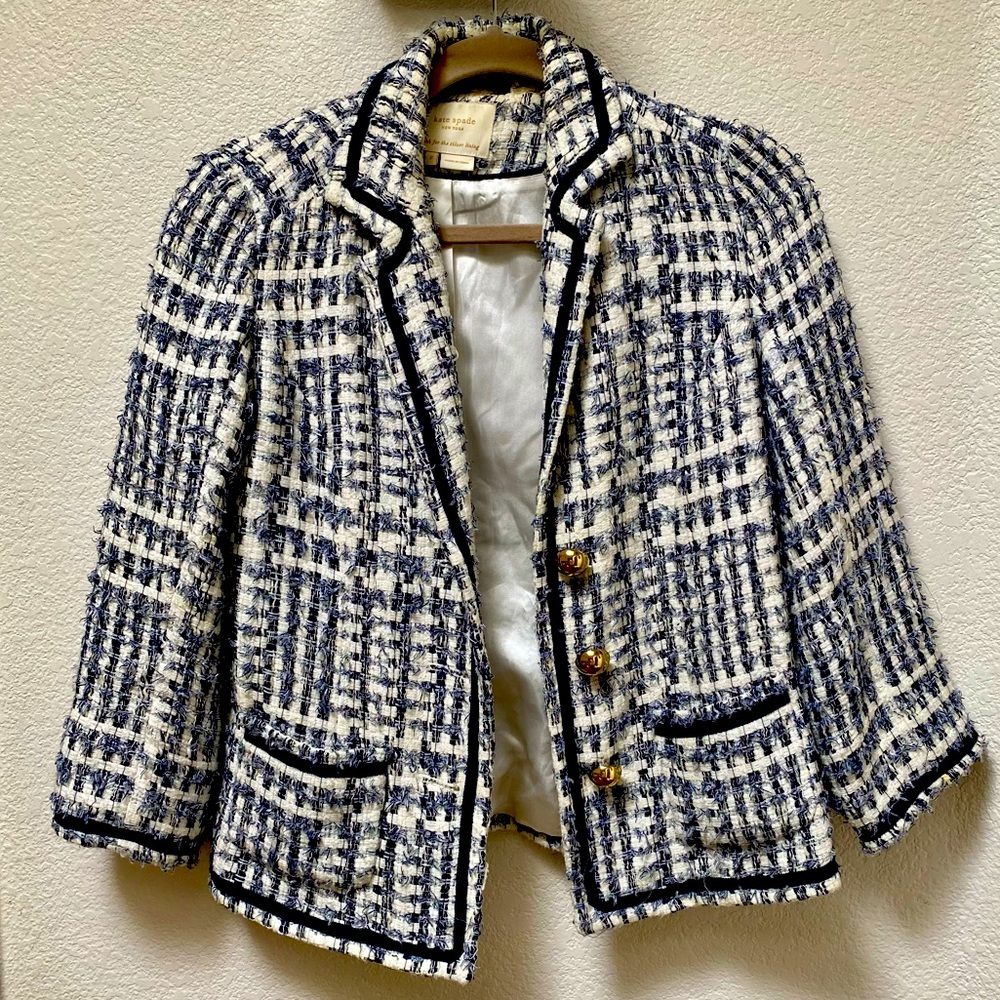 Kate Spade Tweed Blazer
